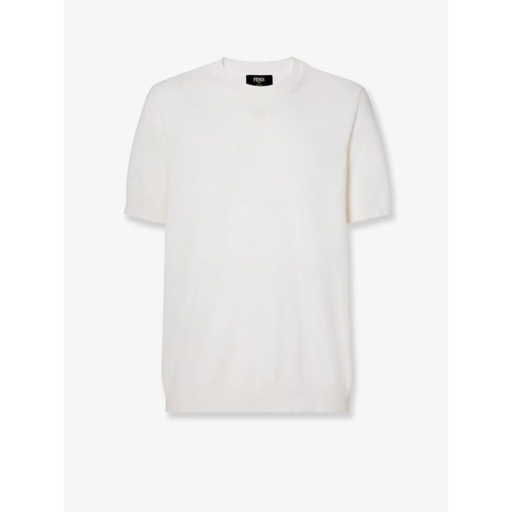 Fendi Men Cotton And Cashmere Sweater